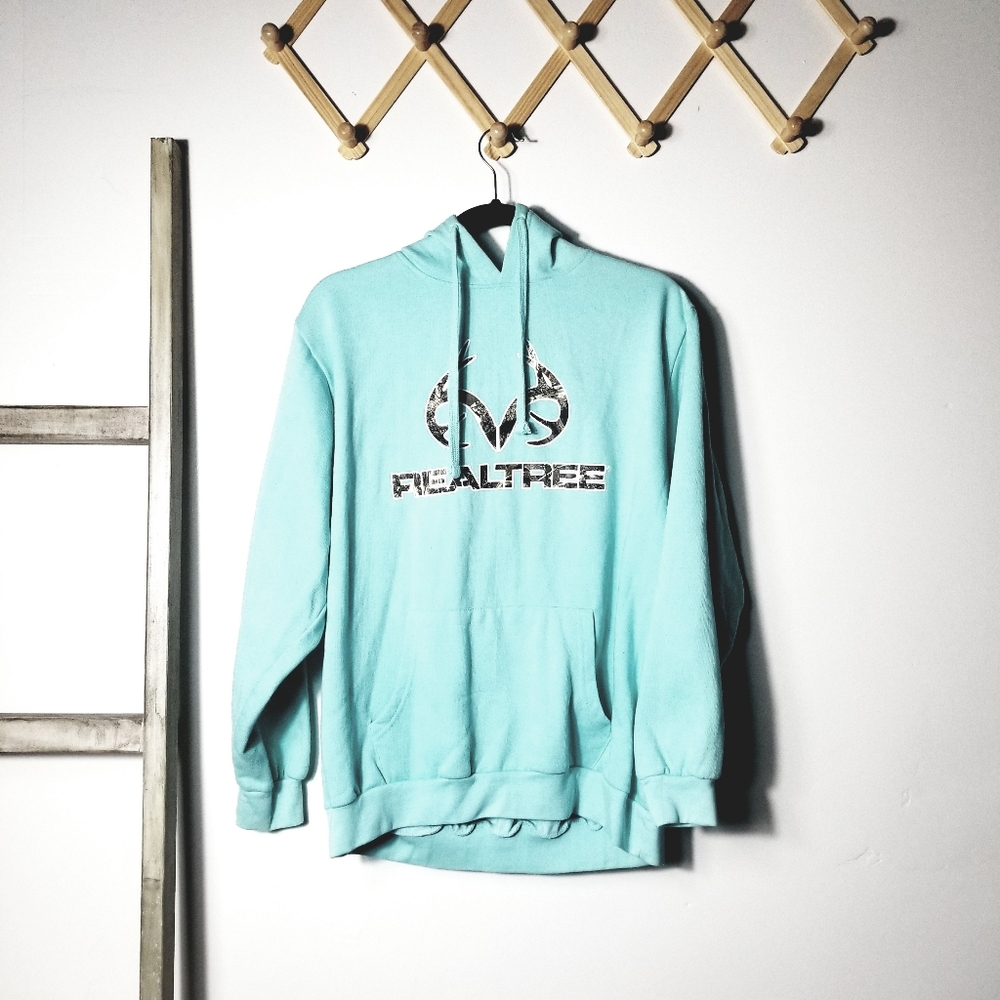 REALTREE WOMEN'S AQUA HOODIE SIZE XL